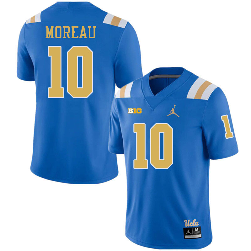 Fabian Moreau UCLA Jersey,UCLA Bruins #10 Fabian Moreau Jersey Youth College Football Uniforms-Royal